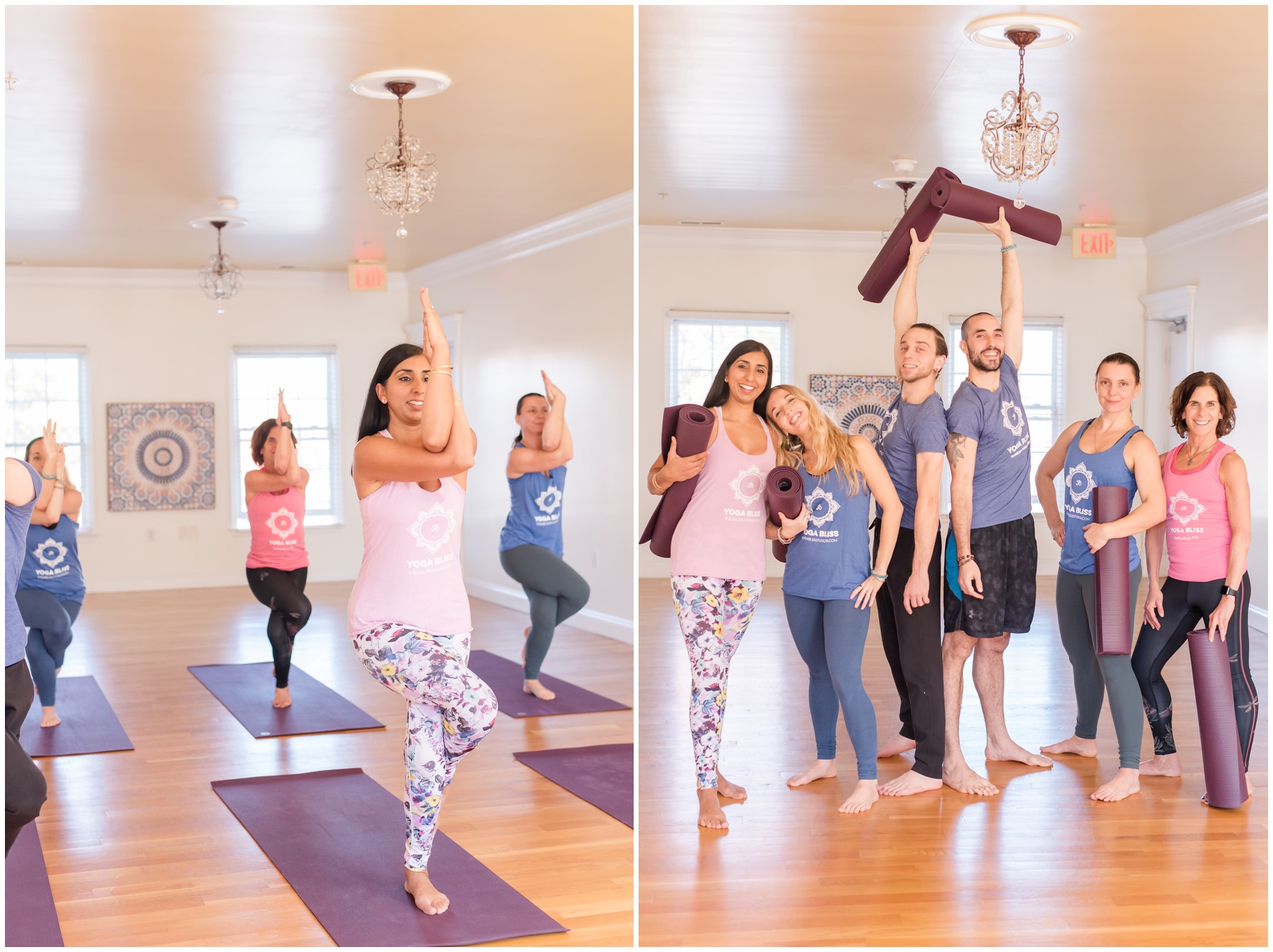 Yoga Bliss Studios Photoshoot in Gaithersburg Maryland