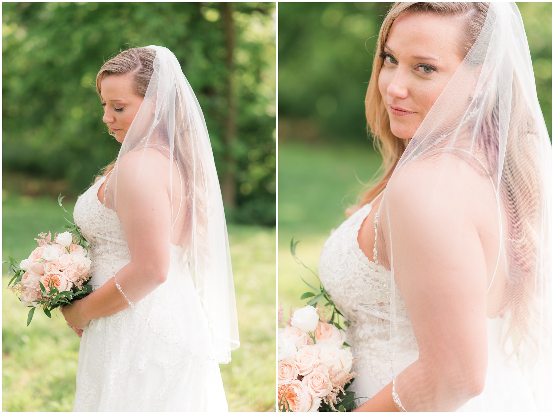 Peach and Grey Wedding | Northern Virginia Wedding Photographer Jacqueline Binkley