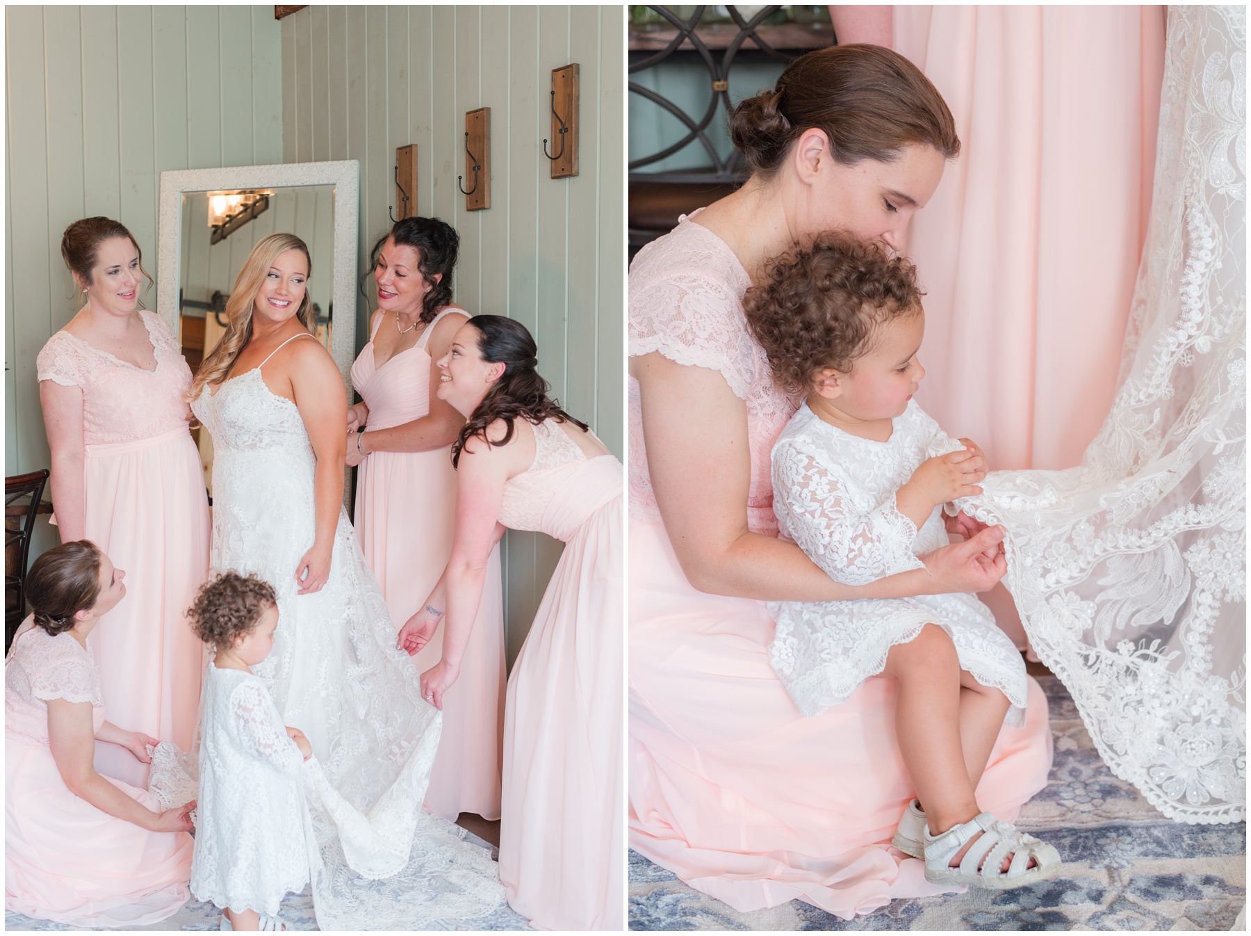 Peach and Grey Wedding | Northern Virginia Wedding Photographer Jacqueline Binkley